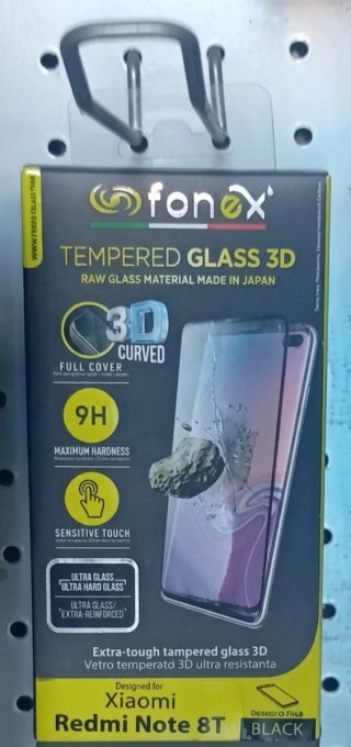 Vetro tempered 3D Xiaomi Redmi Note 8T Hard H9