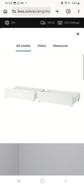Estructura de cama Ikea en venta