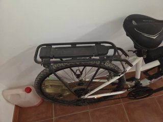 Bicicleta BTT Btwin Blanca