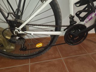 Bicicleta BTT Btwin Blanca