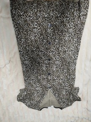 Vestido estampado animal print mujer