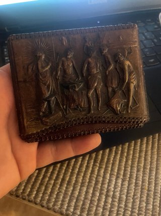 Cartera tabaquera marrón