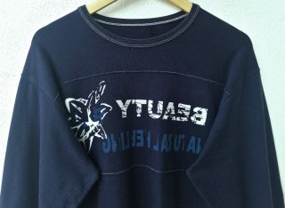Camiseta Azul con Texto Talla XL