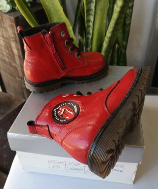 Botas Criança Vermelho Rolling Stones Tam. 22