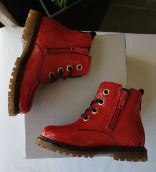 Botas Criança Vermelho Rolling Stones Tam. 22