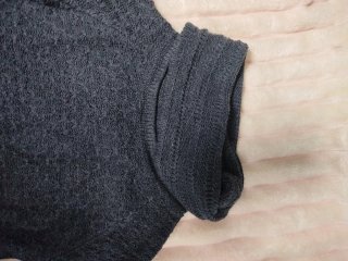 Jersey mujer cuello alto gris