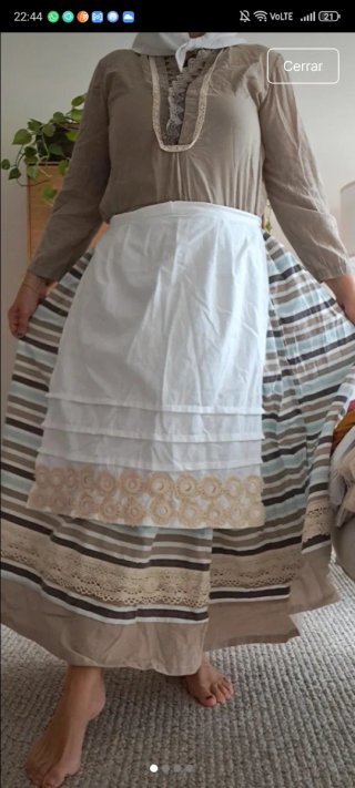 Traje Regional Hortelana Baturra completo