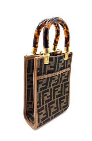 Bolso Fendi Sunshine Mini Jacquard