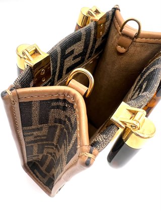 Bolso Fendi Sunshine Mini Jacquard