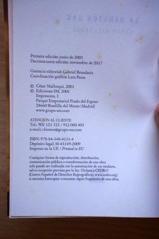 La Mansión Dax. Los libros de César Mallorquí