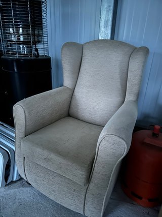 Sillón Orejero Beige