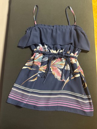 Top de tirantes con estampado floral