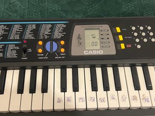 Piano Casio SA-65 vintage