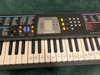 Piano Casio SA-65 vintage