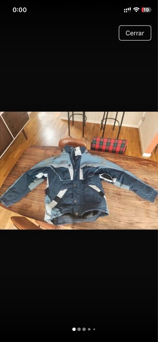 Chaqueta de nieve Colmar azul y gris