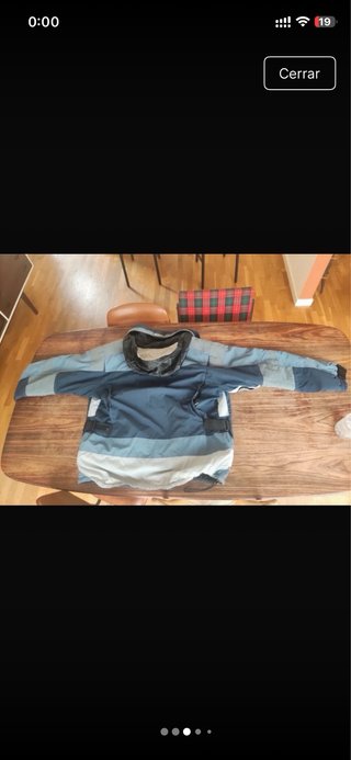 Chaqueta de nieve Colmar azul y gris