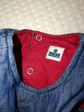 Vestido vaquero Zara 9-12 meses