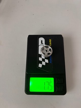Set de 4 Llantas únicas slot Ferrari 15,8mm