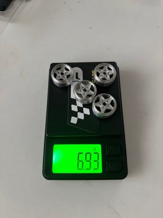 Set de 4 Llantas únicas slot Ferrari 15,8mm