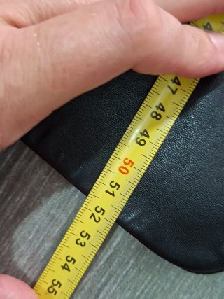 Chaqueta de punto y cuero Caramelo