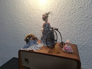 Juego Casa Muñecas Vintage