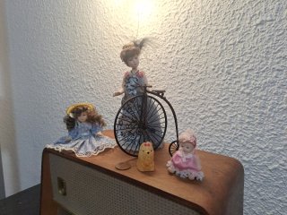 Juego Casa Muñecas Vintage