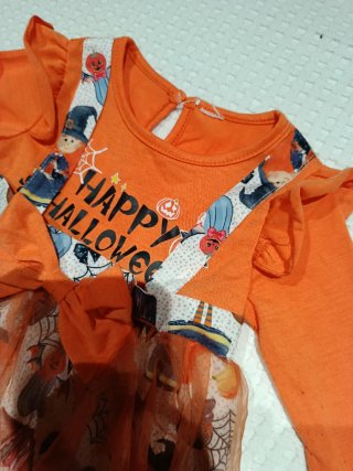 Vestido bebé Halloween 12 meses