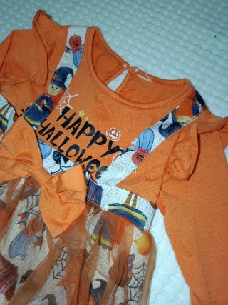 Vestido bebé Halloween 12 meses