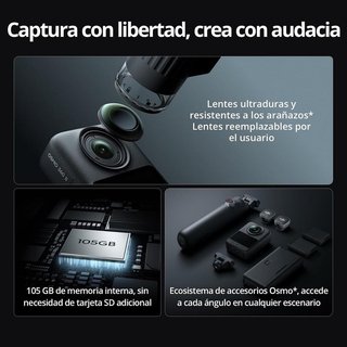 DJI Osmo 360 II, cámara 8K 360 Pack standard NUEVO