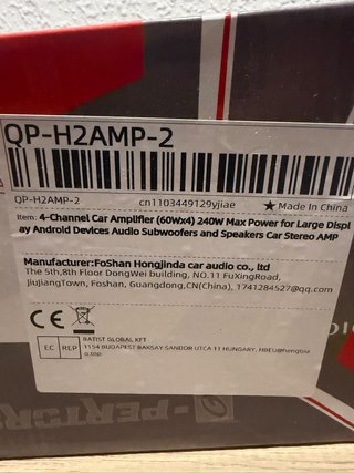 Amplificador DSP Android Q-PERTORS QP-H2AMP