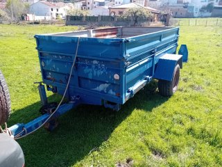 Remolque Tractor Azul