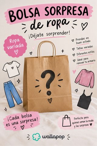 Bolsa sorpresa de ropa variada