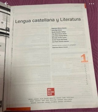 Lengua Castella y Literatura, 1 Bachillerato, A...