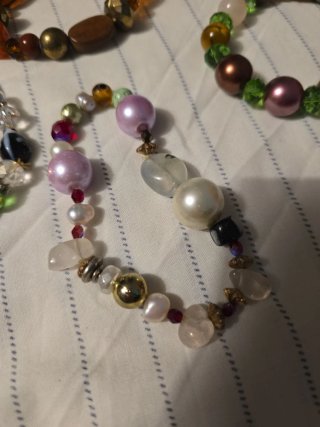 Set de 12 Pulseras de Abalorios Artesanales +