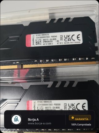 Memoria RAM 32GB 2x16GB Kingston Fury Beast