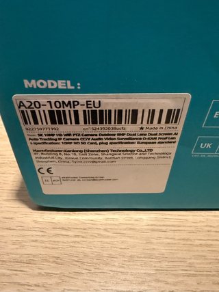 Cámara de Vigilancia WiFi PTZ 10MP