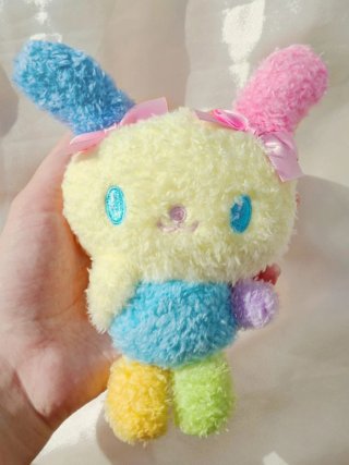 Fluffy Sanrio Usahana Japan plushie charm