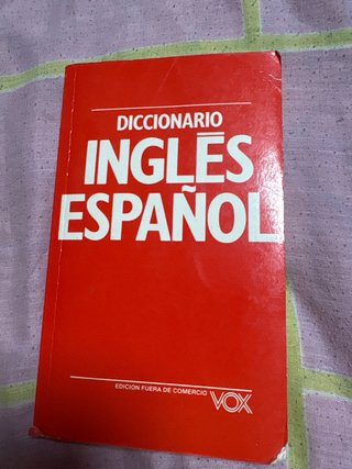 Diccionario ingles español