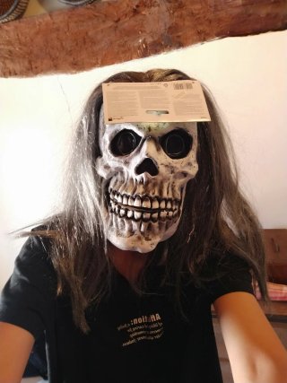 Máscara Calavera Infernal Halloween