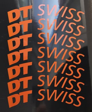 Set pegatinas de perfil rueda bicicleta dt swiss
