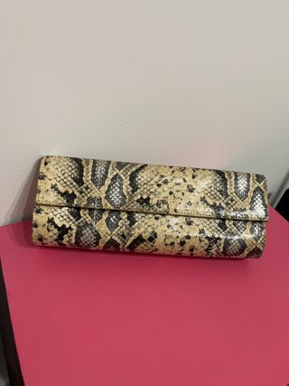 Bolso de mano Benetton estampado serpiente