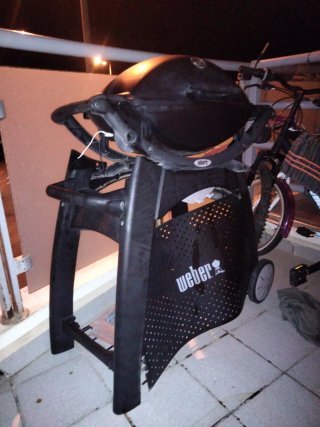 Barbacoa Weber Q1200 Gas Negra