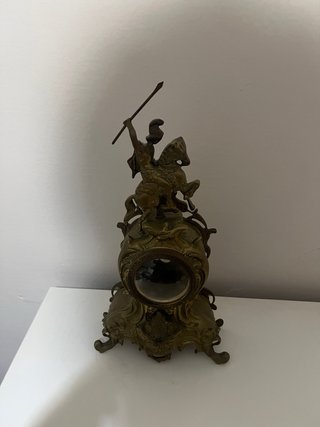Figura de Bronce de Jinete a Caballo