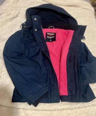 Cazadora Hollister Azul Talla m