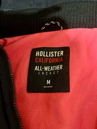 Cazadora Hollister Azul Talla m