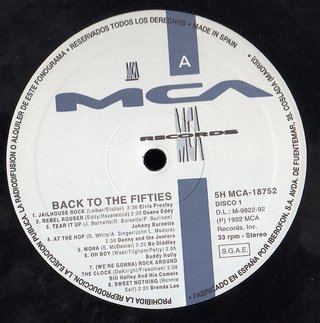 Vinilo Doble LP Back to the 50's