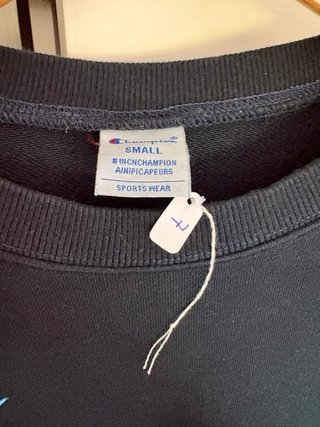 Sudadera Champion Negra con Logo