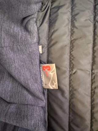 Chaqueta Swedemount Hombre Híbrida Acolchada Gris
