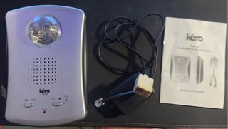 Timbre Amplificado Inalámbrico Kero TW30 con luz