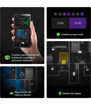 Robot Aspirador y Fregona Dyson Spot+Scrub AI